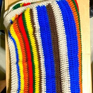 Handcrafted crochet Afghan throw